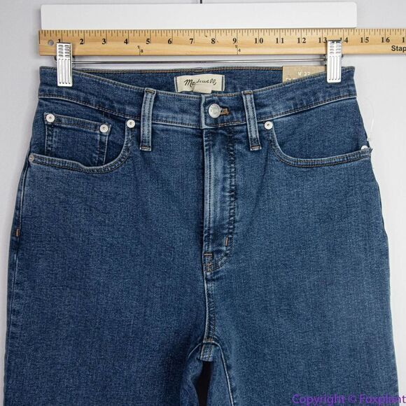 NEW Madewell The Perfect Vintage Straight Jean in Bright Indigo Wash, 27 - Picture 5 of 16